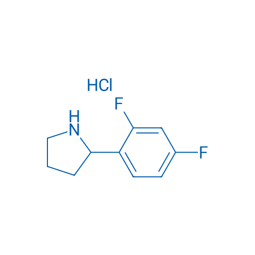 2-(2,4-Difluorophenyl)pyrrolidine hydrochloride 250mg