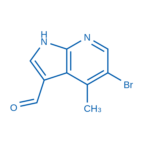 5-Bromo-4-methyl-1H-pyrrolo[2,3-b]pyridine-3-carbaldehyde 1g