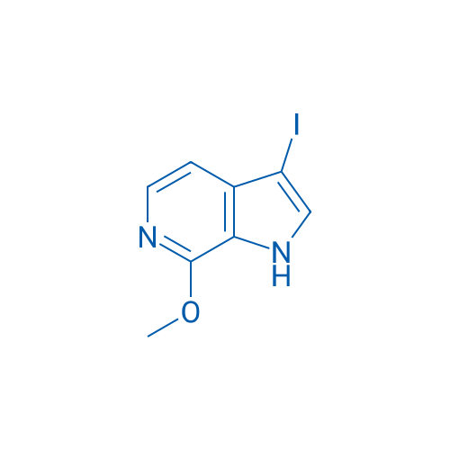 3-Iodo-7-methoxy-1H-pyrrolo[2,3-c]pyridine 100mg