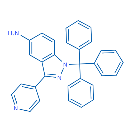 3-(Pyridin-4-yl)-1-trityl-1H-indazol-5-amine 250mg