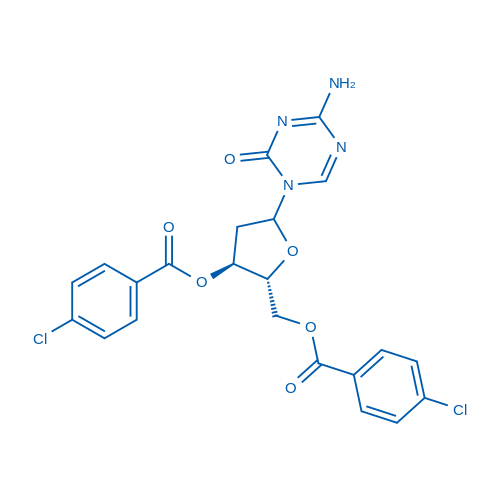 (2R,3S)-5-(4-Amino-2-oxo-1,3,5-triazin-1(2H)-yl)-2-(((4-chlorobenzoyl)oxy)methyl)tetrahydrofuran-3-yl 4-chlorobenzoate 100mg