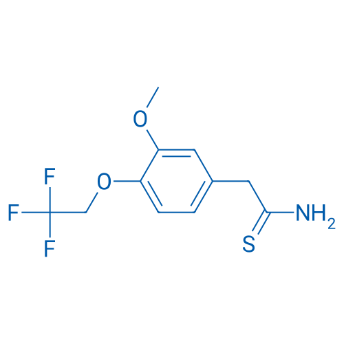 2-[3-Methoxy-4-(2,2,2-trifluoroethoxy)phenyl]ethanethioamide 1g