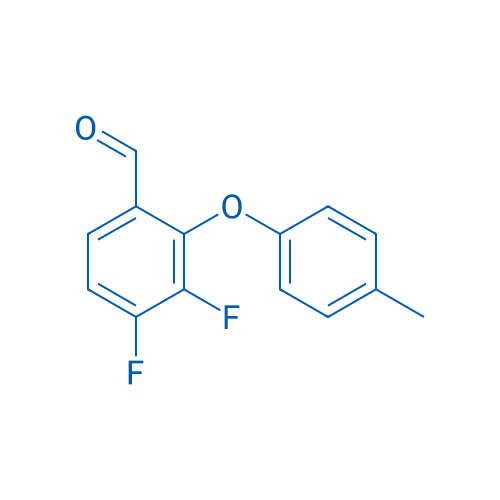 3,4-Difluoro-2-(p-tolyloxy)benzaldehyde 100mg