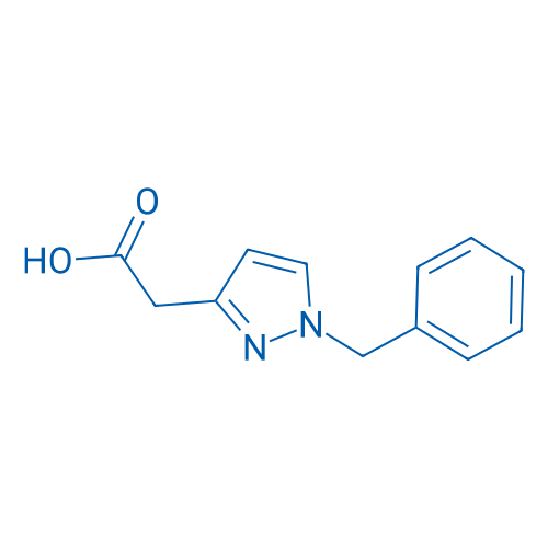 2-(1-Benzyl-1H-pyrazol-3-yl)acetic acid 250mg