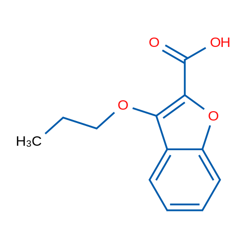3-Propoxybenzofuran-2-carboxylic acid 1g