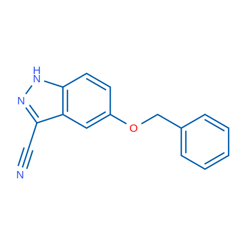 5-(Benzyloxy)-1H-indazole-3-carbonitrile 1g