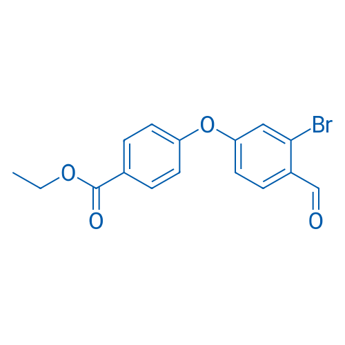 Ethyl 4-(3-bromo-4-formylphenoxy)benzoate 100mg