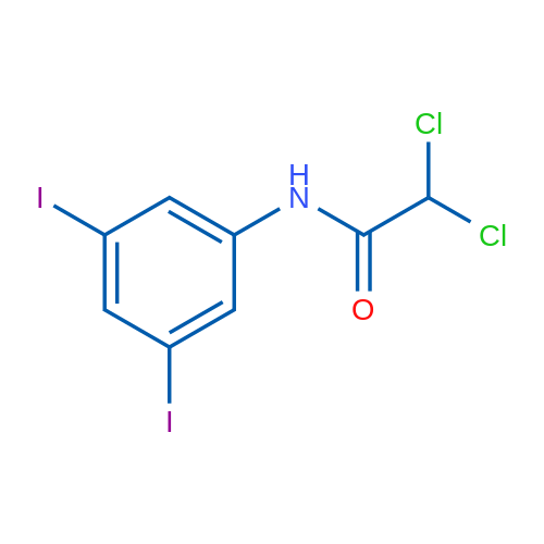 2,2-Dichloro-N-(3,5-diiodophenyl)acetamide 1g