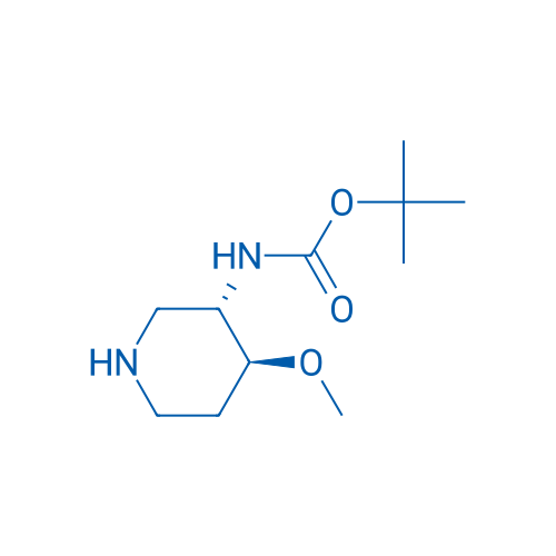 tert-Butyl N-[trans-4-methoxypiperidin-3-yl]carbamate 1g
