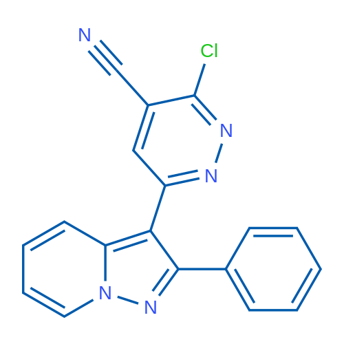 3-Chloro-6-{2-phenylpyrazolo[1,5-a]pyridin-3-yl}pyridazine-4-carbonitrile 1g