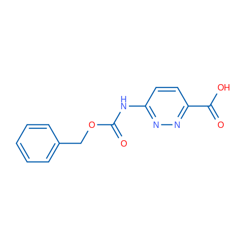 6-(((Benzyloxy)carbonyl)amino)pyridazine-3-carboxylic acid 250mg