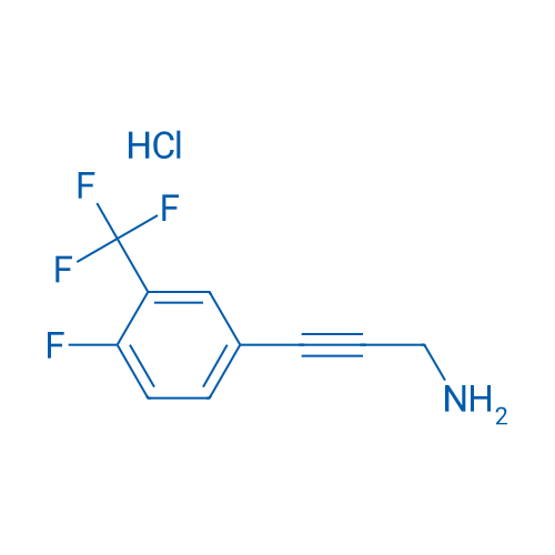 3-(4-Fluoro-3-(trifluoromethyl)phenyl)prop-2-yn-1-amine hydrochloride 1g