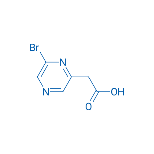 2-(6-Bromopyrazin-2-yl)acetic acid 100mg