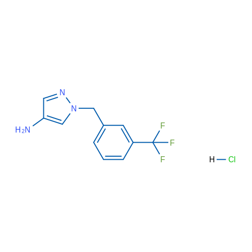 1-(3-(Trifluoromethyl)benzyl)-1H-pyrazol-4-amine hydrochloride 1g