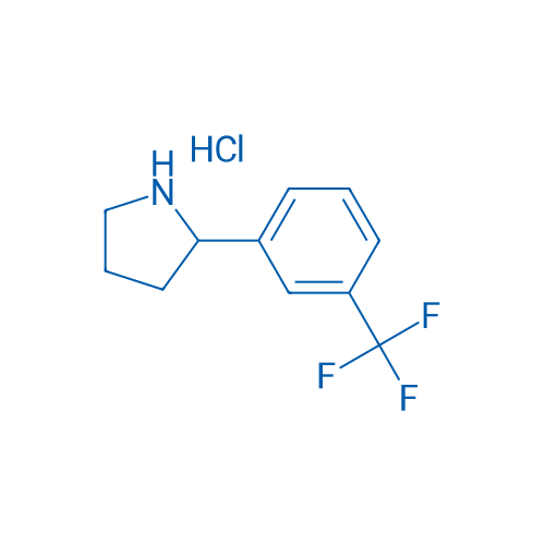 2-(3-(Trifluoromethyl)phenyl)pyrrolidine hydrochloride 100mg