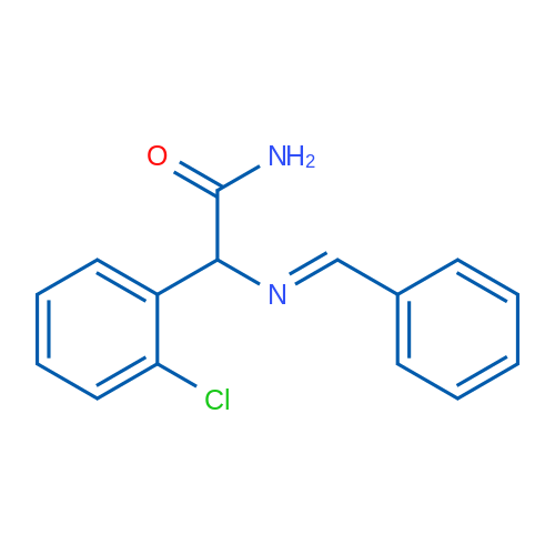 2-(2-Chlorophenyl)-2-[(E)-(phenylmethylidene)amino]acetamide 1g