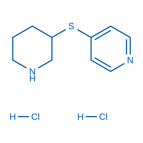 4-(Piperidin-3-ylthio)pyridine dihydrochloride 250mg