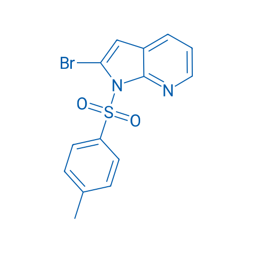 2-Bromo-1-tosyl-1H-pyrrolo[2,3-b]pyridine 250mg