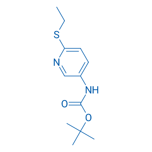 tert-Butyl (6-(ethylthio)pyridin-3-yl)carbamate 1g