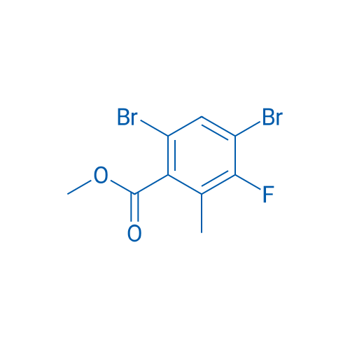4,6-Dibromo-3-fluoro-2-methyl-benzoic acid methylester 1g
