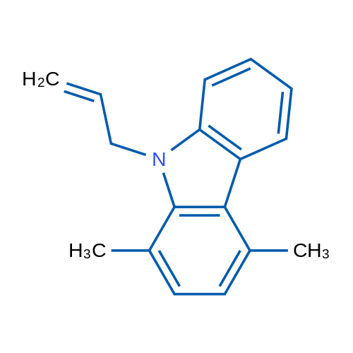 1,4-Dimethyl-9-(prop-2-en-1-yl)-9H-carbazole 1g