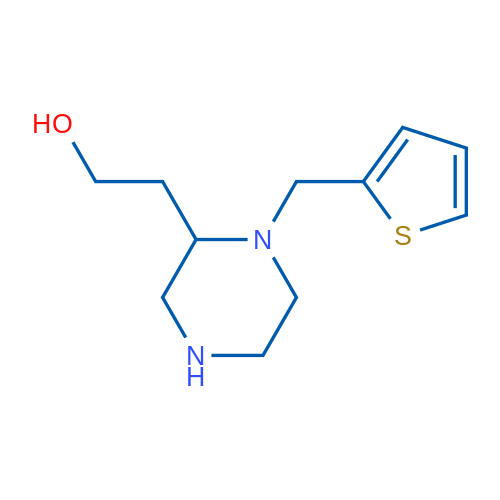 2-(1-(Thiophen-2-ylmethyl)piperazin-2-yl)ethanol 5g