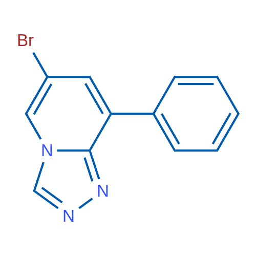6-Bromo-8-phenyl-[1,2,4]triazolo[4,3-a]pyridine 1g