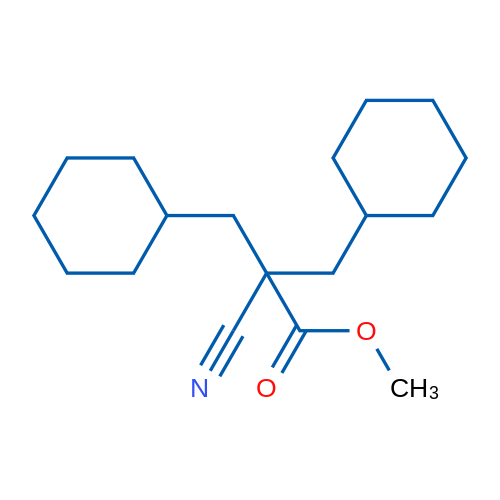Methyl 2-cyano-3-cyclohexyl-2-(cyclohexylmethyl)propanoate 5g