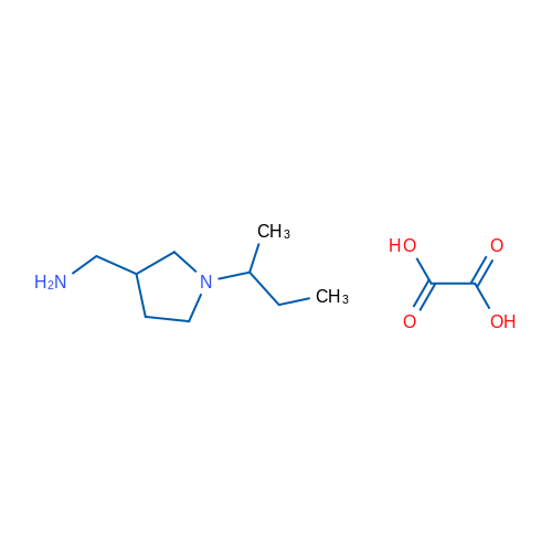(1-(Sec-Butyl)pyrrolidin-3-yl)methanamine oxalate 5g