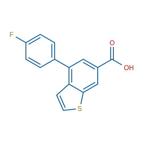 4-(4-Fluorophenyl)benzo[b]thiophene-6-carboxylic acid 1g