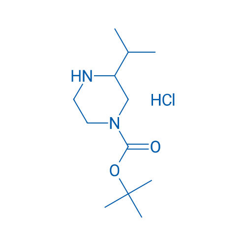 tert-Butyl 3-isopropylpiperazine-1-carboxylate hydrochloride 250mg