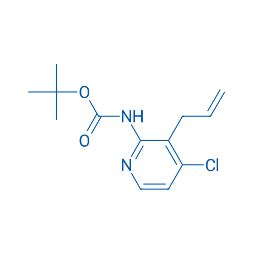 tert-Butyl (3-allyl-4-chloropyridin-2-yl)carbamate 1g