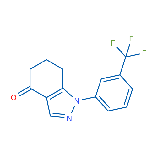 1-(3-(Trifluoromethyl)phenyl)-6,7-dihydro-1H-indazol-4(5H)-one 1g