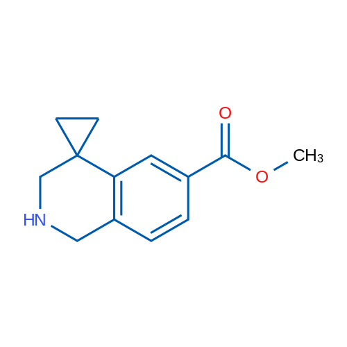Methyl 2',3'-dihydro-1'H-spiro[cyclopropane-1,4'-isoquinoline]-6'-carboxylate 1g