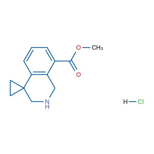 Methyl 2',3'-dihydro-1'H-spiro[cyclopropane-1,4'-isoquinoline]-8'-carboxylate hydrochloride 1g