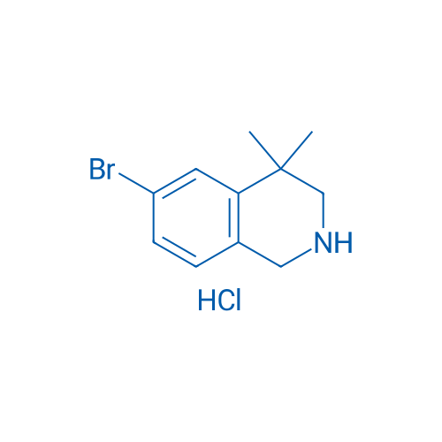 6-Bromo-4,4-dimethyl-1,2,3,4-tetrahydroisoquinoline hydrochloride 100mg