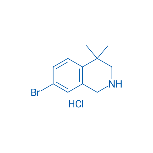 7-Bromo-4,4-dimethyl-1,2,3,4-tetrahydroisoquinoline hydrochloride 250mg