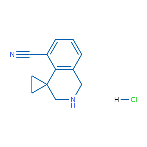 2',3'-Dihydro-1'H-spiro[cyclopropane-1,4'-isoquinoline]-5'-carbonitrile hydrochloride 1g