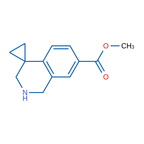 Methyl 2',3'-dihydro-1'H-spiro[cyclopropane-1,4'-isoquinoline]-7'-carboxylate 1g