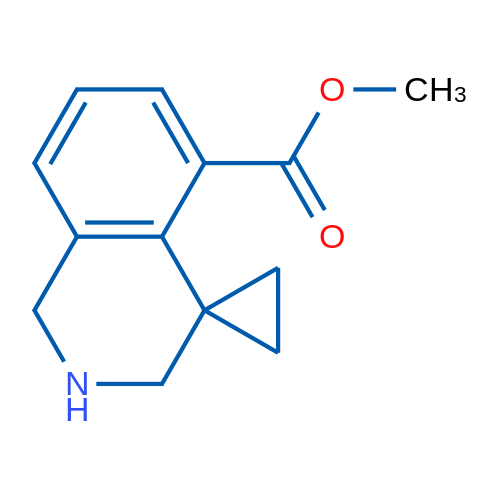 Methyl 2',3'-dihydro-1'H-spiro[cyclopropane-1,4'-isoquinoline]-5'-carboxylate 1g