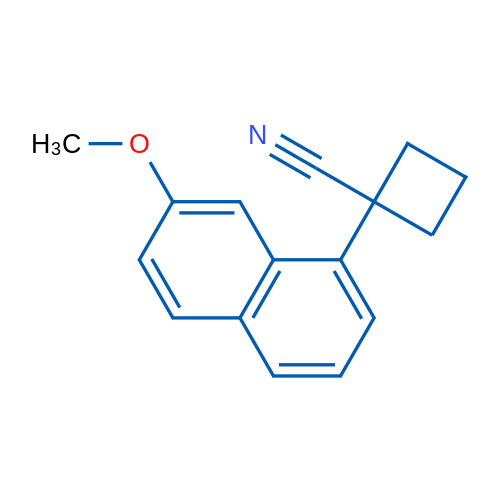 1-(7-Methoxynaphthalen-1-yl)cyclobutane-1-carbonitrile 1g