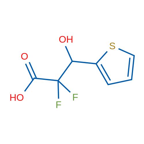 2,2-Difluoro-3-hydroxy-3-(thiophen-2-yl)propanoic acid 1g