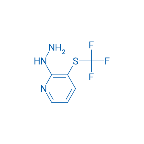 2-Hydrazinyl-3-((trifluoromethyl)thio)pyridine 1g