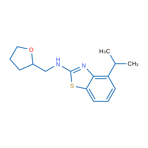 4-isopropyl-N-(tetrahydrofuran-2-ylmethyl)-1,3-benzothiazol-2-amine 10g