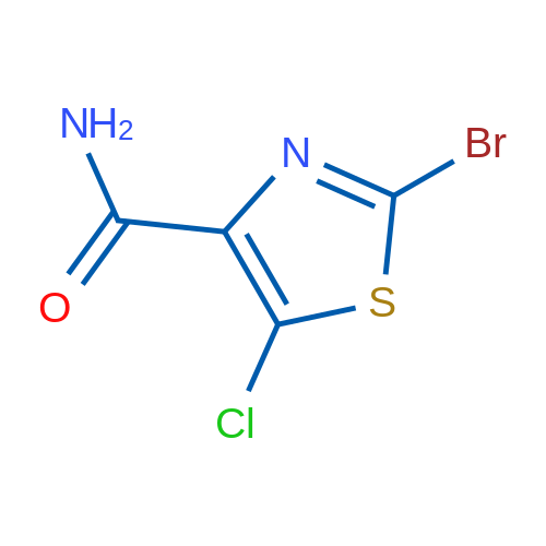 2-Bromo-5-chloro-1,3-thiazole-4-carboxamide 1g
