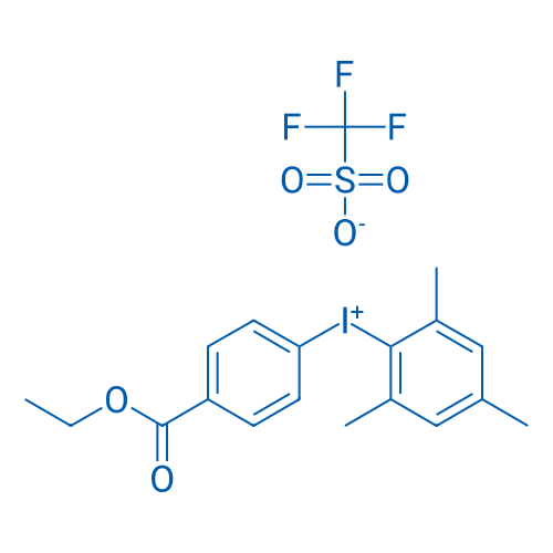 (4-(Ethoxycarbonyl)phenyl)(mesityl)iodonium trifluoromethanesulfonate 250mg