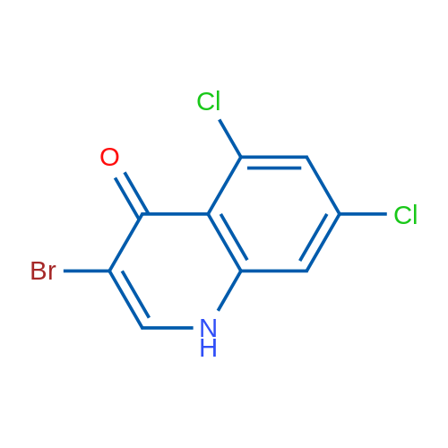 3-Bromo-5,7-dichloroquinolin-4(1H)-one 1g