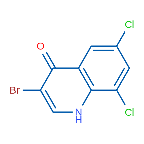 3-Bromo-6,8-dichloroquinolin-4(1H)-one 1g