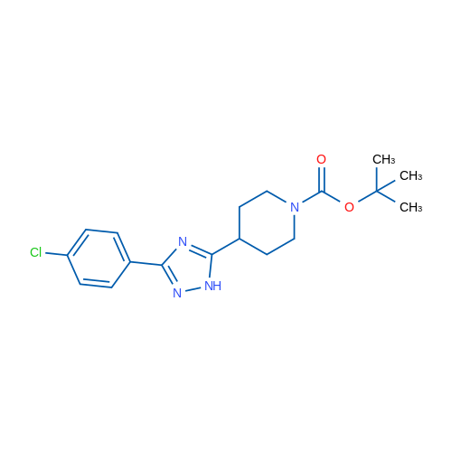 tert-Butyl 4-(3-(4-chlorophenyl)-1H-1,2,4-triazol-5-yl)piperidine-1-carboxylate 1g