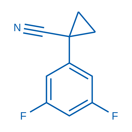 1-(3,5-Difluorophenyl)cyclopropanecarbonitrile 250mg